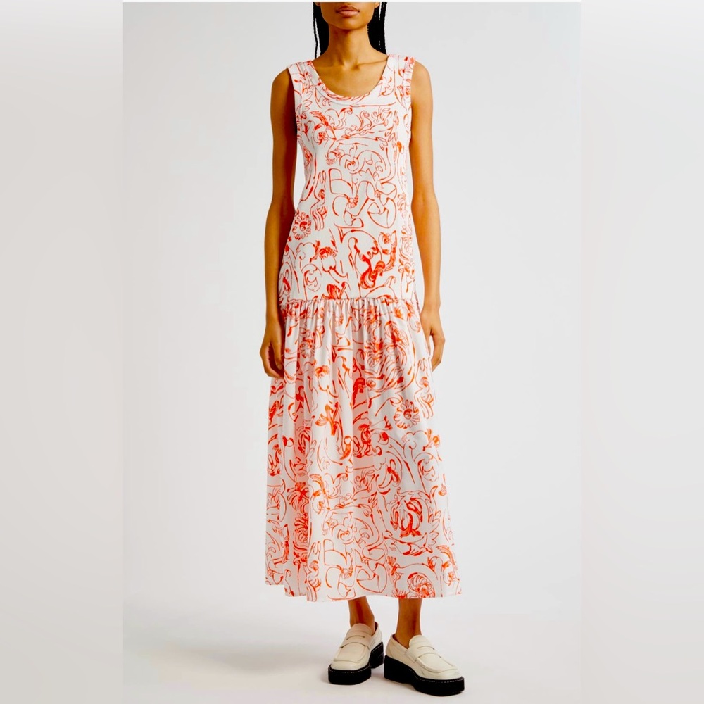 Marimekko Taide Cactis Drop Waist Dress, Size M